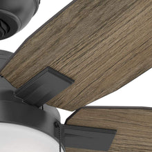 Load image into Gallery viewer, Antero 54 in. LED Indoor Matte Black Ceiling Fan with Light