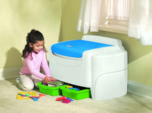 Load image into Gallery viewer, Little Tikes Bright 'n Bold Toy Chest - Green/Blue