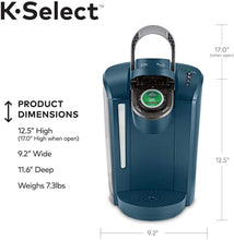 Load image into Gallery viewer, Keurig K-Select, Single Serve K-Cup Pod Coffee Maker, Strength Control, Marine Blue