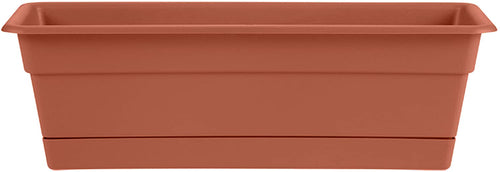 Bloem, Terra DCBT24-46 Dura Cotta Plant Window Box, 24-Inch