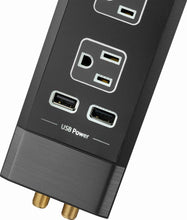 Load image into Gallery viewer, Rocketfish 7-Outlet/6-USB Surge Protector Strip - Black