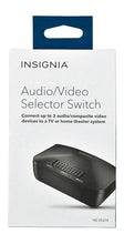 Load image into Gallery viewer, Insignia - A/V Selector Switch - Black