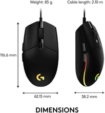 Load image into Gallery viewer, Logitech G203 RGB Wired Gaming Mouse