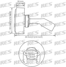 Load image into Gallery viewer, KES All Brass Handheld Shower Bracket Hand Held Shower Wand Hose Sprayer Holder Drill Free Glue Wall Mount, C213-P