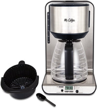 Load image into Gallery viewer, Mr. Coffee 12-Cup Programmable Coffeemaker, Stainless BVMC-FBX39,Black
