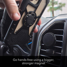 Load image into Gallery viewer, Rokform 335801 Aluminum Super Grip Universal Magnetic Air Vent Car Mount/Holder, works with all Magnetic Cases, Black
