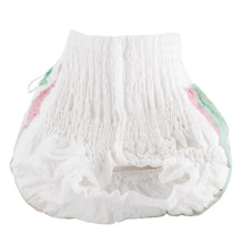 Load image into Gallery viewer, Parasol Natural Baby Diaper Pants - Chlorine Free, Chemical Free, Hypoallergenic, Eco-friendly - Desert Spring Collection - Size 4-5, 2 Packs of 24, 48 Count