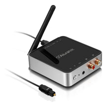 Load image into Gallery viewer, Aluratek ABC53F Bluetooth Audio Receiver and Transmitter with Bluetooth 5 (Stream up to 300 feet), AUX , RCA and Optical Connections Supported, Low Latency, aptX, Wireless Audio TV to Headphones