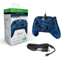 Load image into Gallery viewer, PDP Wired Controller for Xbox One - Blue Camo - Xbox One