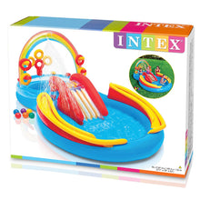 Load image into Gallery viewer, Intex Rainbow Ring Inflatable Play Center, 117&quot; X 76&quot; X 53&quot;, for Ages 2+