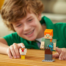 Load image into Gallery viewer, LEGO Minecraft Alex BigFig with Chicken 21149 Building Kit , New 2019 (160 Piece)