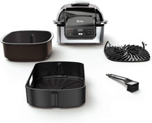 Load image into Gallery viewer, Ninja Foodi 5-in-1 Indoor Grill with Air Fry, Roast, Bake &amp; Dehydrate (AG302), Black and Silver