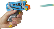 Load image into Gallery viewer, Fortnite Micro Battle Bus Nerf Microshots Dart-Firing Toy Blaster &amp; 2 Official Elite Darts for Kids, Teens, Adults