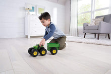 Load image into Gallery viewer, John Deere Monster Treads Lights &amp; Sounds 8 Inch Tractor with Wagon