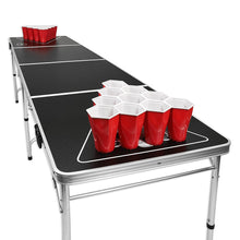 Load image into Gallery viewer, GoPong 8-Foot Portable Folding Beer Pong / Flip Cup Table (6 balls included)
