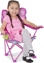 Load image into Gallery viewer, Melissa &amp; Doug Cutie Pie Butterfly Camp Chair
