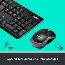 Load image into Gallery viewer, Logitech MK270 Wireless Keyboard and Mouse Combo — Keyboard and Mouse Included, Long Battery life