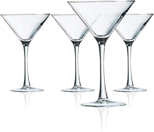 Arc International N7340 Luminarc Cachet 10 Ounce Martini Glass, Set Of 4, Clear