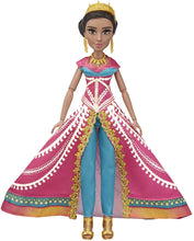 Load image into Gallery viewer, Disney Aladdin Glamorous Jasmine Deluxe Fashion Doll with Gown, Shoes, &amp; Accessories, Inspired by Disney&#39;s Live-Action Movie, Toy for Kids &amp; Collectors
