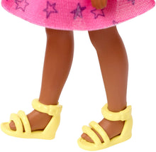 Load image into Gallery viewer, Barbie Club Chelsea Doll, 6-inch Brunette Doll with Space-Themed Graphic, GHV62