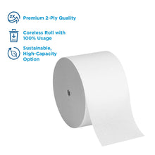 Load image into Gallery viewer, Georgia-Pacific Angel Soft Professional Series Compact Premium Embossed Coreless 2-Ply Toilet Paper by GP PRO, 1937300, 12 Rolls Per Case, White