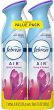 Load image into Gallery viewer, Febreze 97805PK AIR, Spring &amp; Renewal, 8.8 Ounce, Pack of 2