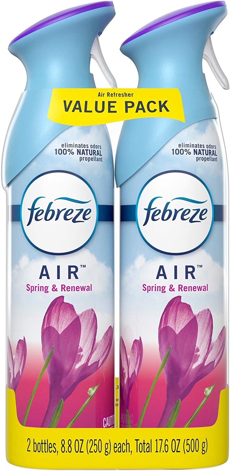Febreze 97805PK AIR, Spring & Renewal, 8.8 Ounce, Pack of 2
