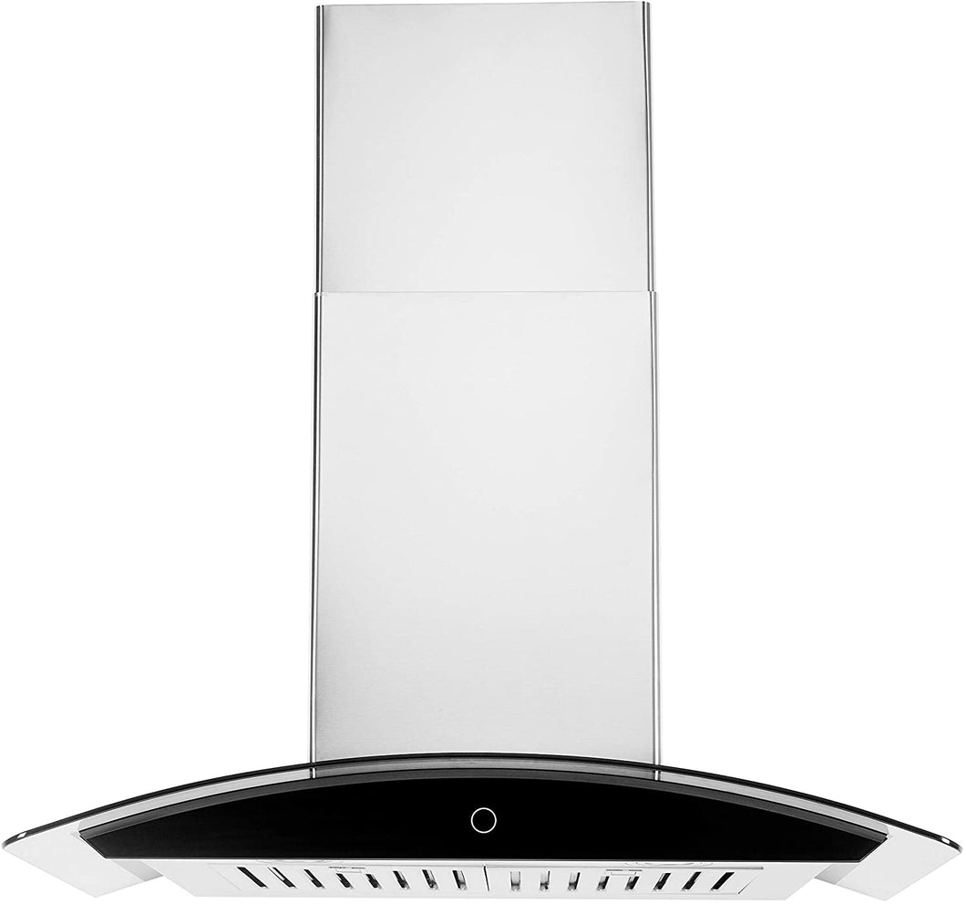 Hauslane Wall Mount Range Hood | European Style | Stainless Steel