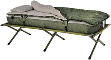 Load image into Gallery viewer, Outsunny All-in One Portable Camping Cot Tent with Air Mattress, Sleeping Bag, and Pillow