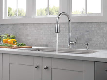 Load image into Gallery viewer, Peerless Single-Handle Kitchen Sink Faucet with Pull Down Sprayer and Soap Dispenser, Chrome P88103LF-SD-L