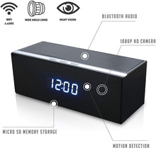 Load image into Gallery viewer, LizaTech Bluetooth Speaker Hidden IP Camera - 1080p Camera with Night Vision and Motion Detection