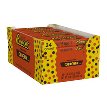 Load image into Gallery viewer, REESE'S Peanut Butter Cups, Chocolate Candy stuffed with REESE'S Pieces (Pack of 24)
