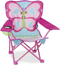 Load image into Gallery viewer, Melissa &amp; Doug Cutie Pie Butterfly Camp Chair