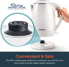 Load image into Gallery viewer, COSORI Double Wall 304 Stainless Steel BPA Free Hot Water Boiler Auto Shut-Off and Boil-Dry Protection