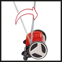Load image into Gallery viewer, Einhell GE-HM 38 S-F Adjustable Handlebar, Extra-Large Wheels and Roller Bar