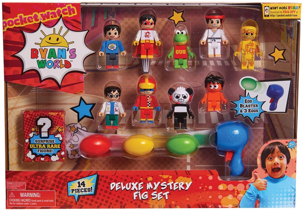 JP Ryans World JPL79255 Ryan's World Deluxe Fig Pack, No Colour