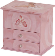 Load image into Gallery viewer, Mele &amp; Co. Casey Girl's Musical Ballerina Jewelry Box (Ballerina &amp; Slipper Design)