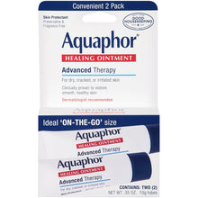 Load image into Gallery viewer, Aquaphor Healing Ointment 2 Count 0.35 Ounce (10ml) (6 Pack)