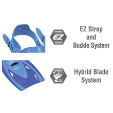 Load image into Gallery viewer, TUSA Sport Adult Splendive Mask, Hyperdry II Snorkel, and fins Travel Set, Blue