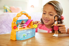 Load image into Gallery viewer, Barbie Club Chelsea Doll and Aquarium Playset, 6-inch Brunette, with Accessories