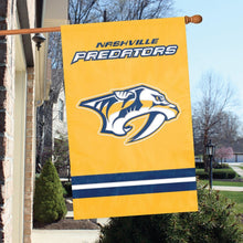 Load image into Gallery viewer, NHL 2-Sided Appliqué Banner Flag, Nashville Predators