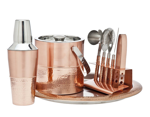Godinger 9-pc. Copper Bar Set