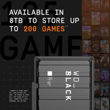 Load image into Gallery viewer, Wd_Black 8TB D10 Game Drive, External Hard Drive Compatible with PS4