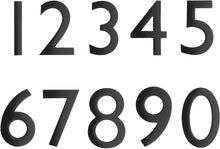 Load image into Gallery viewer, Architectural Mailboxes. Brass Floating House Number