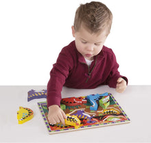 Load image into Gallery viewer, Melissa &amp; Doug Dinosaur Chunky Puzzle