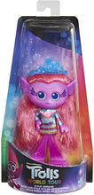 Load image into Gallery viewer, Trolls DreamWorks World Tour Stylin' Mermaid Fashion Doll with Removable Dress and Tiara Accessory, Fashion Doll Toy for Girls