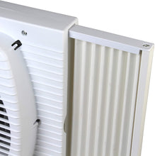 Load image into Gallery viewer, Comfort Zone CZ319WT 9-inch Twin Window Fan with Manual Reversible Airflow Control, Auto-Locking Expanders and 2-Speed Fan Switch