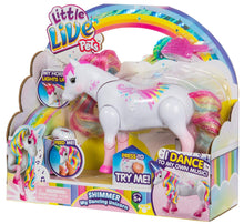 Load image into Gallery viewer, Little Live Pets Shimmer My Dancing Unicorn Rainbow Colors