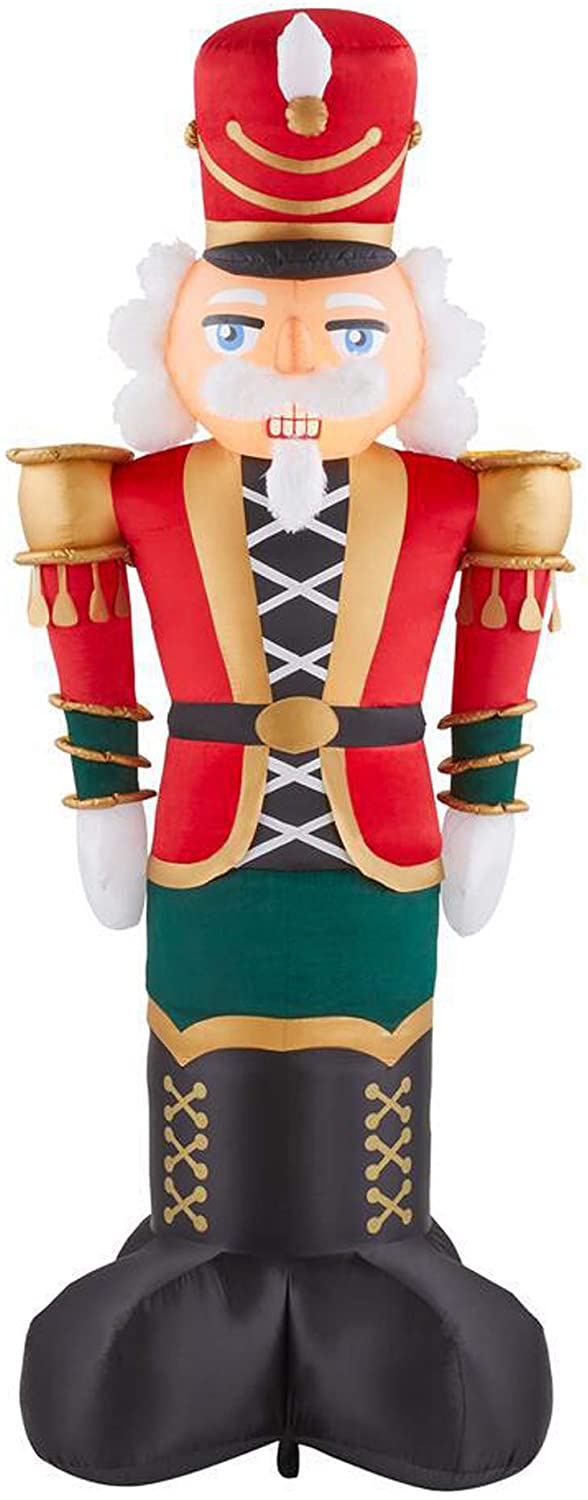Home Accents Holiday 8 ft. Giant-Sized Nutcracker Christmas Inflatable
