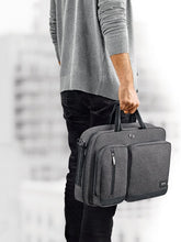 Load image into Gallery viewer, Solo New York Duane Hybrid Laptop Briefcase, Black
